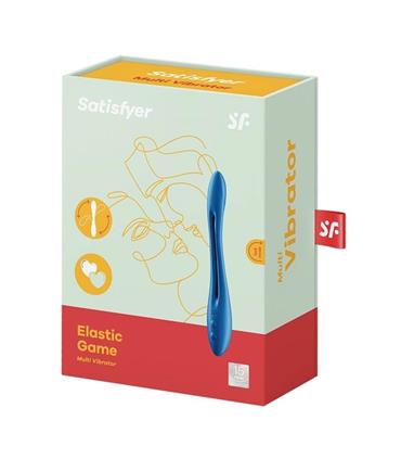 SATISFYER ELASTIC GAME MULTI-VIBRADOR AZUL 1UN SAT
