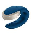SATISFYER DOUBLE CLASSIC VIBRADOR AZUL TESTER 1UN