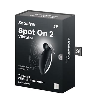 SATISFYER SPOT ON 2 VIBRADOR NEGRO NEGRO ESTIMULAC