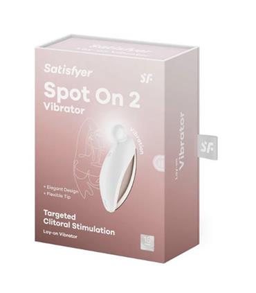 SATISFYER SPOT ON 2 VIBRADOR BLANCO ESTIMULACION D