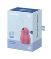 SATISFYER PRO TO GO 1 VIBRADOR DOBLE AIR PULSE ROJ