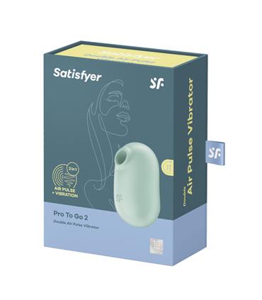 SATISFYER PRO TO GO 2 VIBRADOR DOBLE AIR PULSE MEN