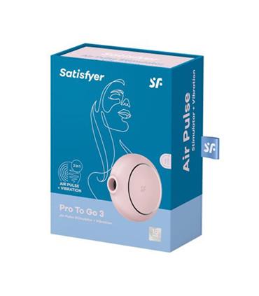 SATISFYER PRO TO GO 3 VIBRADOR Y ESTIMULADOR DE AI