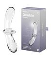 SATISFYER DOUBLE CRYSTAL DILDO HOT & COLD TEMPERAT