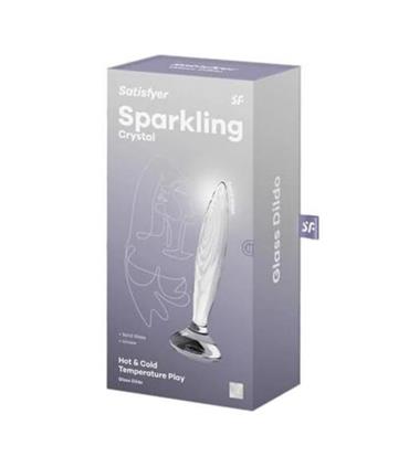 SATISFYER SPARKLING CRYSTAL CONSOLADOR HOT & COLD