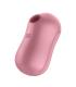 SATISFYER COTTON CANDY VIBRADOR Y ESTIMULADOR ROJO