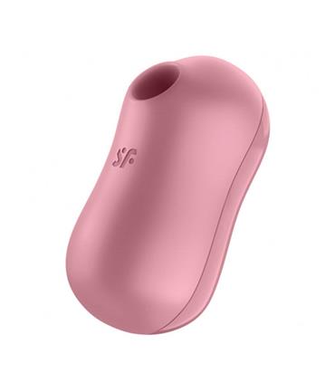 SATISFYER COTTON CANDY VIBRADOR Y ESTIMULADOR ROJO
