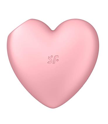 SATISFYER CUTIE HEART VIBRADOR Y ESTIMULADOR ROSA