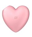 SATISFYER CUTIE HEART VIBRADOR Y ESTIMULADOR ROSA