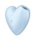 SATISFYER CUTIE HEART BLUE VIBRADOR DOUBLE-AIR TES