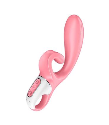 SATISFYER HUG ME VIBRADOR Y ESTIMULADOR ROSA TESTE