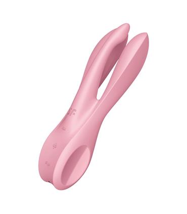 SATISFYER THREESOME 1 LAY-ON VIBRADOR ROSA TESTER