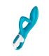 SATISFYER EMBRACE RABBIT VIBRADOR AZUL TESTER 1UN