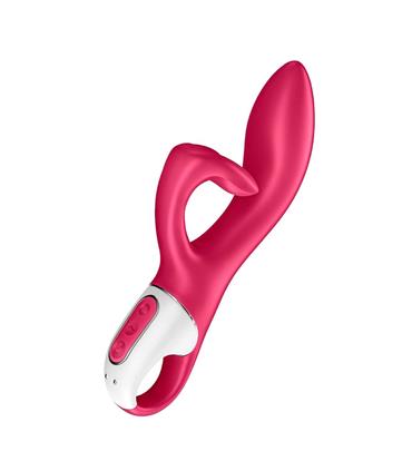 SATISFYER EMBRACE RABBIT VIBRADOR ROJO TESTER 1UN