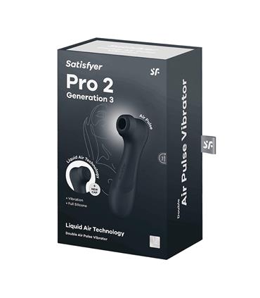 SATISFYER PRO2 VIBRADOR DE AIRE DOBLE GENERATION 3