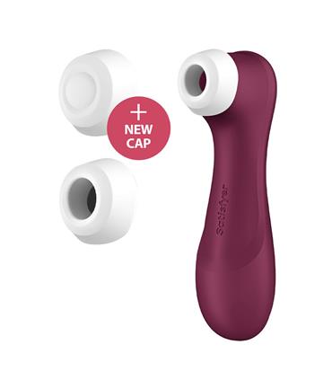 SATISFYER PRO2 G3 VIBRADOR Y ESTIMULADOR ROJO VINO