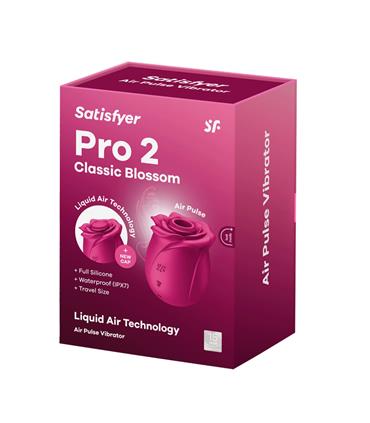 SATISFYER PRO2 AIR PULSE VIBRADOR ROSA CLASICA 1UN