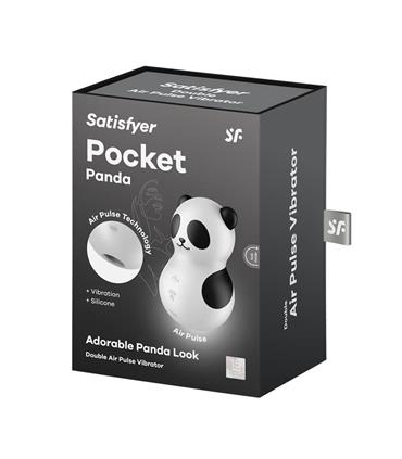SATISFYER POCKET PANDA DOUBLE AIR VOBRATOR 1UN SAT