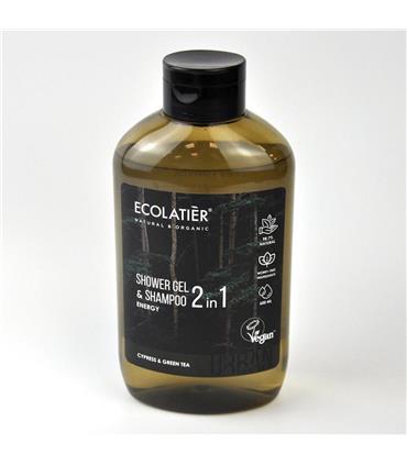 ECOLATIER ENERGY CYPRESS GEL-CHAMPU 2IN1 1UN SCUDE