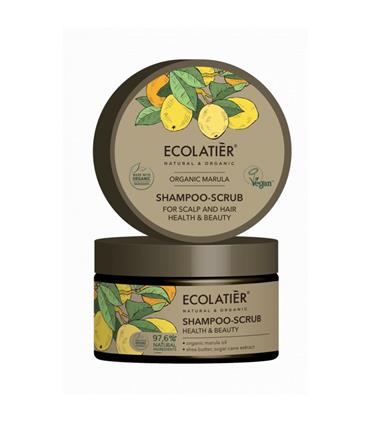 ECOLATIER ORGANIC MARULA CHAMPU EXFOLIANTE 1UN SCU