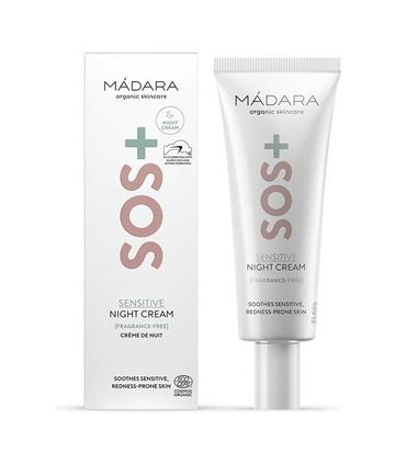 MADARA SOS SENSITIVE CREMA DE NOCHE SUAVIZANTE 70M