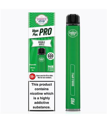 DINNER LADY PRO VAPEADOR DOUBLE APPLE 1UN DINNER L