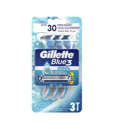 GILLETTE BLUE3 COOL COMFORT FRESH CUCHILLAS PACK 3