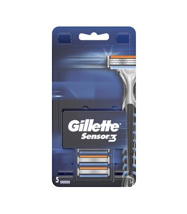 GILLETTE SENSOR3 RECAMBIO CUCHILLAS PACK 5UN GILLE