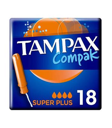 TAMPAX COMPAK COMPRESAS SUPER PLUS PACK 18UN TAMPA
