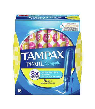 TAMPAX PEARL COMPAK COMPRESA REGULAR PACK 75ML TAM