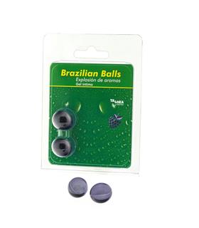 BRAZILIAN BALLS BALLS GEL INTIMO AROMA FRUTAS DEL