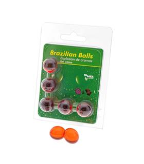 BRAZILIAN BALLS BALLS GEL INTIMO AROMA FRESA Y CHO