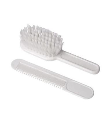 EUROSTIL BEBE CEPILLO SUAVE BLANCO 1UN + PEINE 1U.