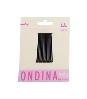 EUROSTIL BOLA NEGRO NEGRO CLIPS ONDINA 50MM CARTON