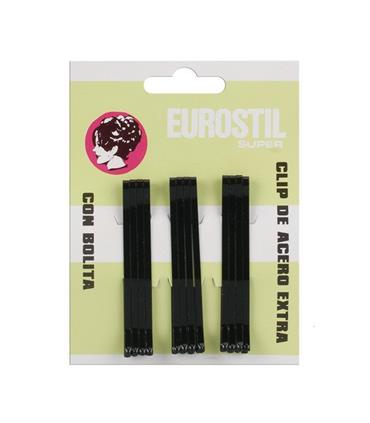 EUROSTIL CABELLO CLIPS 55MM BRONCE 12UN EUROSTIL