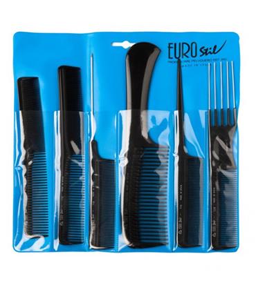 EUROSTIL PROFESIONAL ESTUCHE 6 PEINES 1UN EUROSTIL