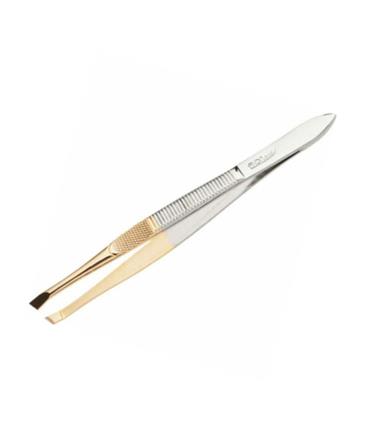 EUROSTIL PUNTA DORADA PINZA DE DEPILAR 8CM 1UN EUR