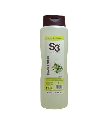 S3 CLASSIC FRESH COLONIA 600ML S3