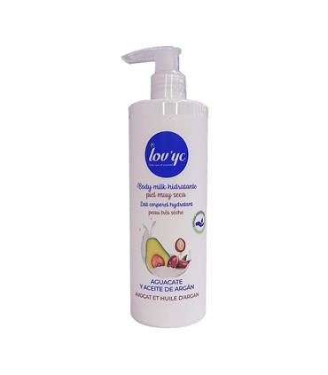 LOVYC AGUACATE Y ACEITE DE ARGAN LECHE CORPORAL HI