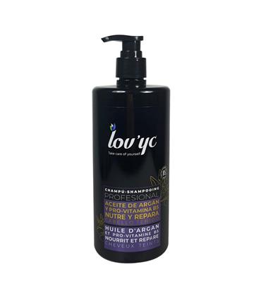 LOVYC ACEITE DE ARGAN Y PROVITAMINA B5 CHAMPU CABE