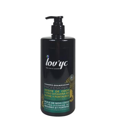LOVYC ACEITE DE COCO Y PROVITAMINA B5 CHAMPU CABEL