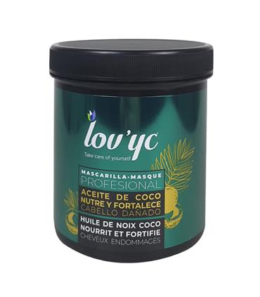 LOVYC NUTRE Y FORTALECE ACEITE DE COCO MASCARILLA