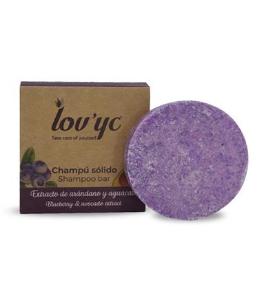 LOVYC ARANDANOS Y AGUACATE CHAMPU SOLIDO 50GR LOVY