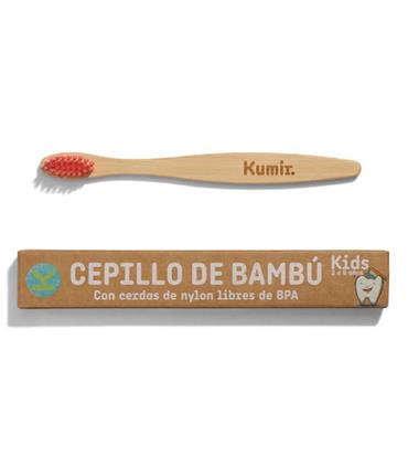 LOVYC KIDS CEPILLO DE DIENTES BAMBU ROJO 1UN LOVYC