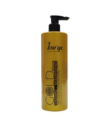 LOVYC GOLD KERATIN CHAMPU CABELLO SECO 500ML LOVYC