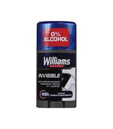 WILLIAMS INVISIBLE DESODORANTE STICK 0% ALCOHOL 75
