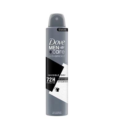 DOVE MEN ADVANCED INVISIBLE DRY 72H SPRAY ANTI-AMA