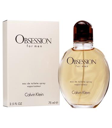CALVIN KLEIN OBSESSION EAU DE TOILETTE FOR MEN 75M