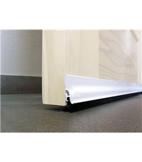 BURLETE BAJO PUERTA ADHESIVO LABIO ALUMINIO 105 CM