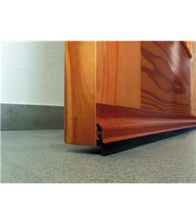 BURLETE BAJO PUERTA ADHESIVO LABIO ALUMINIO 105 CM